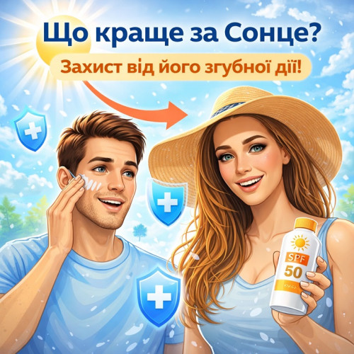 Що краще за Сонце? Захист від його згубної дії!