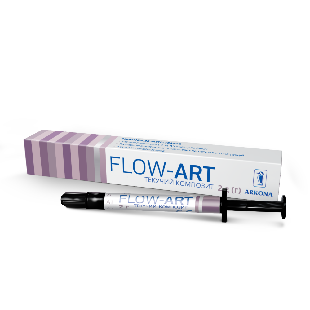 Текучий стоматологічний композит FLOW ART Шприц, 2 гр
