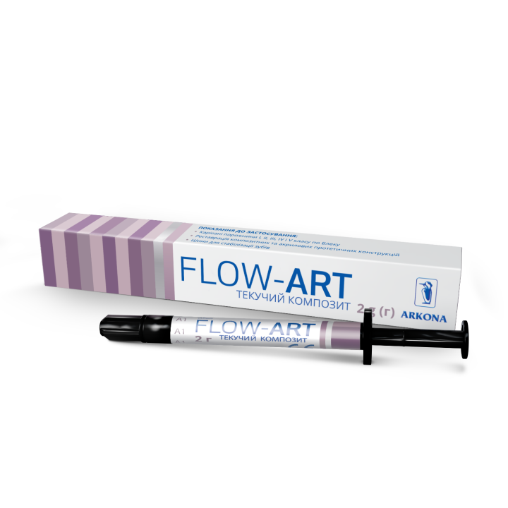Текучий стоматологічний композит FLOW ART Шприц, 2 гр
