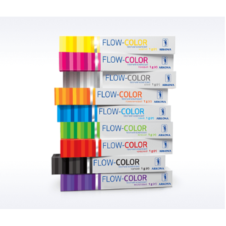 Текучий стоматологічний композит FLOW-COLOR Шприц, 1 гр